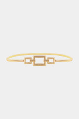 Square Shape Zinc Alloy Buckle Iron Belt