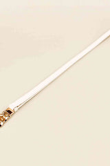 PU Skinny Belt