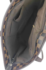 Checkered PVC Two-Piece Bag Set